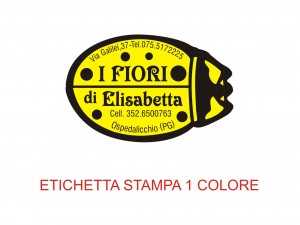 Etichette adesive per fioristi, fiorai e vivaisti (mm 38x24)  (cod.56G)